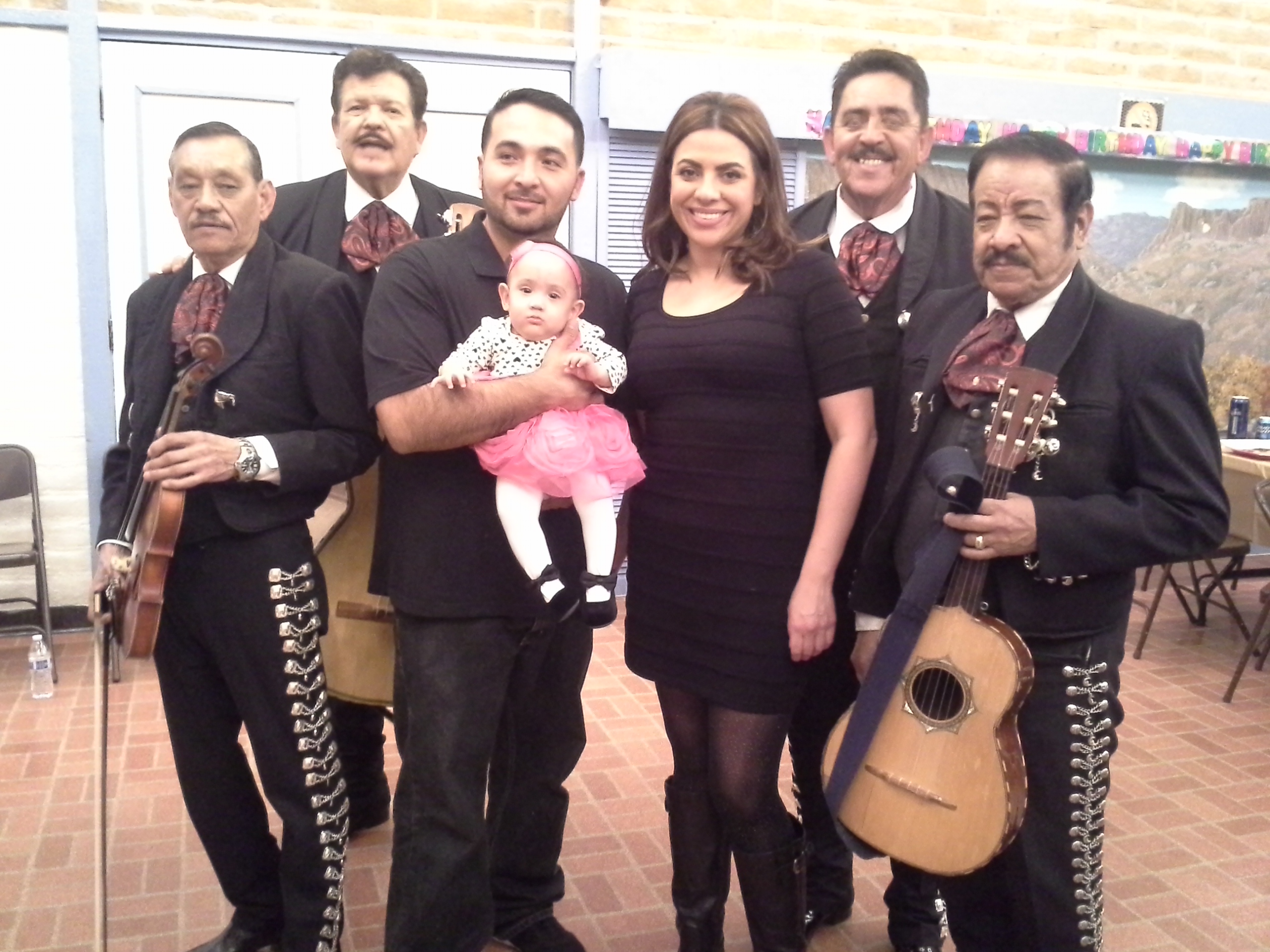 Baptism mass is better with good Mariachi music