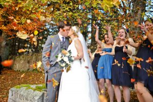 Wedding in the fall